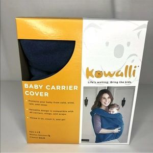 Kowalli Navy Blue Baby Carrier Cover Fleece